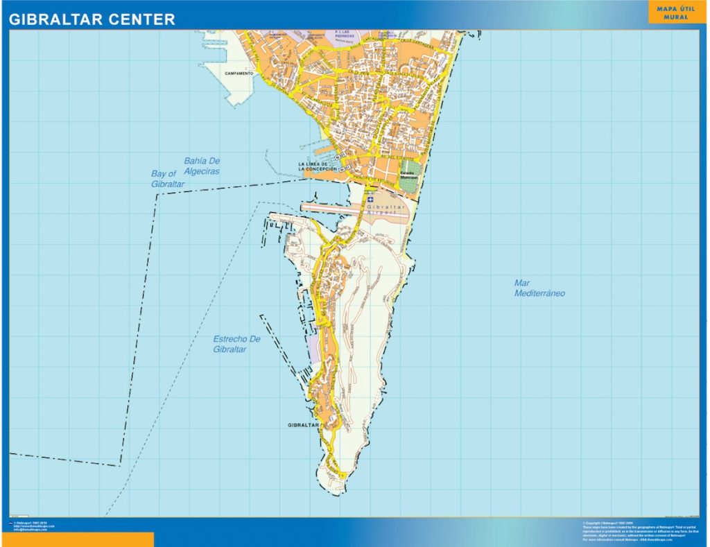 Gibraltar Downtown Map 1024x789 